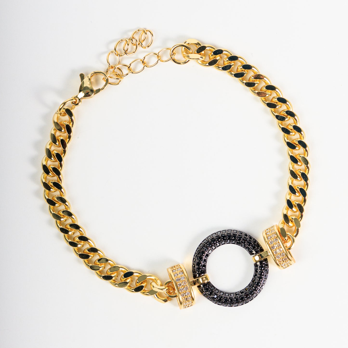 Pulsera circulo negro